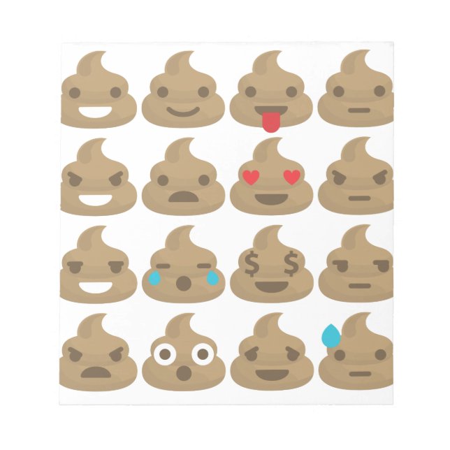 Bloco De Notas poop emojis (Frente)