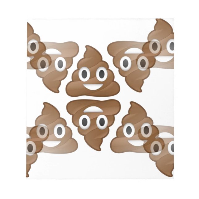 Bloco De Notas poop emojis (Frente)
