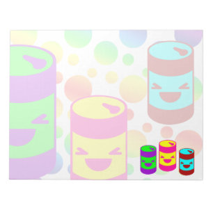 Bloco De Notas Pop de Soda em Rave Kawaii