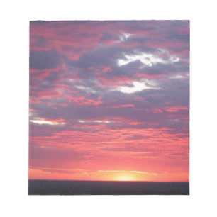 Bloco De Notas por do sol