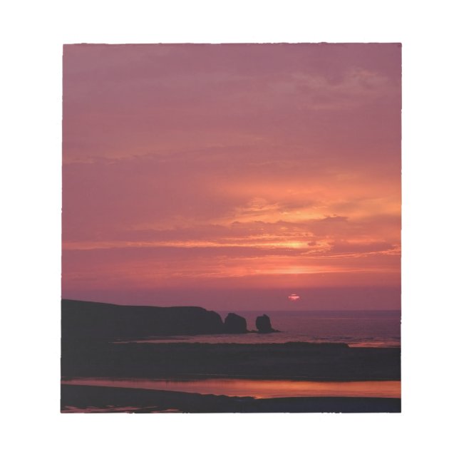 Bloco De Notas pôr do sol 3 (Frente)