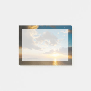 Bloco De Notas Pôr do sol sobre o oceano, Fiji