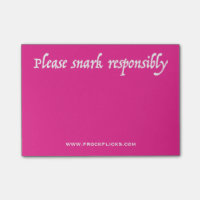 Por favor de Snark notas pegajosas responsàvel -