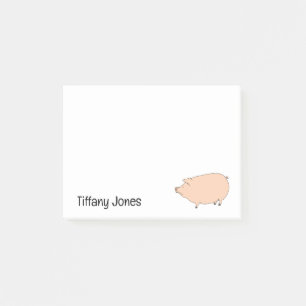 Bloco De Notas Porco de Cubo Personalizado