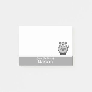 Bloco De Notas Porco Engraçado Personalizado