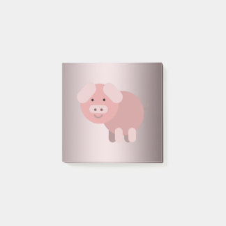 Bloco De Notas Porquinho fofinho personalizado