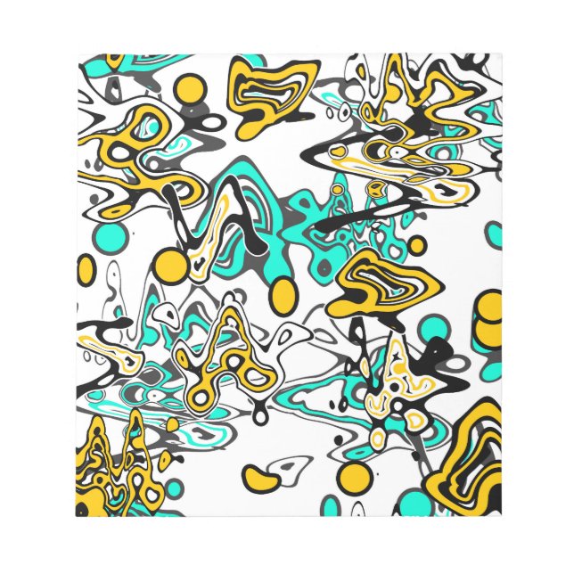 Bloco De Notas Porta, abstrato (Frente)