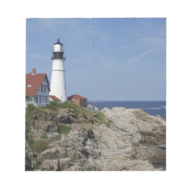 Bloco De Notas Portland Head Light, Cabo Elizabeth, Maine, (Frente)