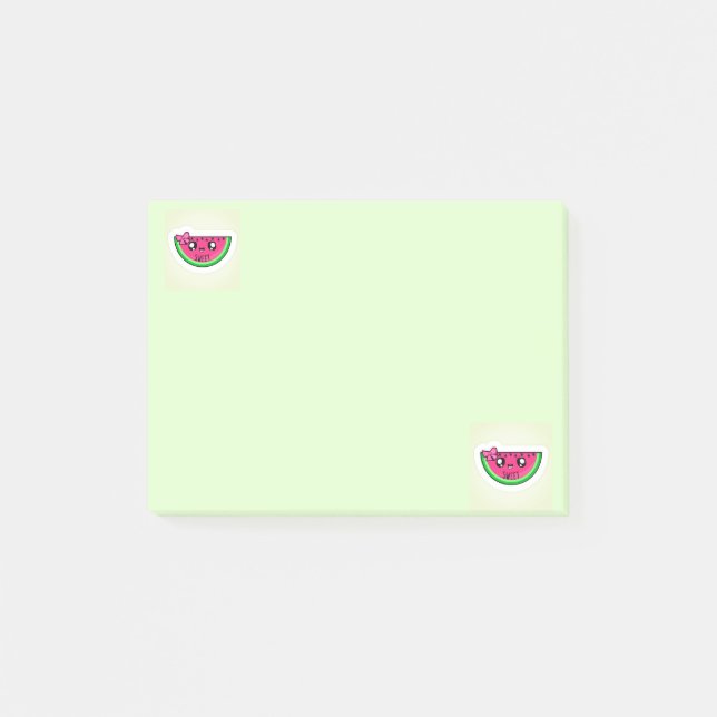 Bloco De Notas Pos-it Melancia (Frente)