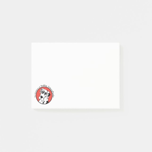 Bloco De Notas Post-it de Dottie CrazyPants (Frente)