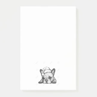 Bloco De Notas Post-it do buldogue de Frenchie