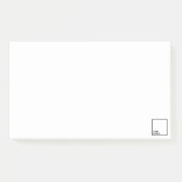 Bloco De Notas Post-it enormes marcados costume 10" x6 "