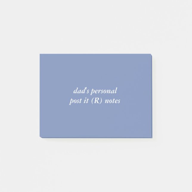 Bloco De Notas post-it feito sob encomenda (R) notas (Frente)