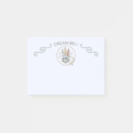 Bloco De Notas Post-it,, floral and sophisticated.