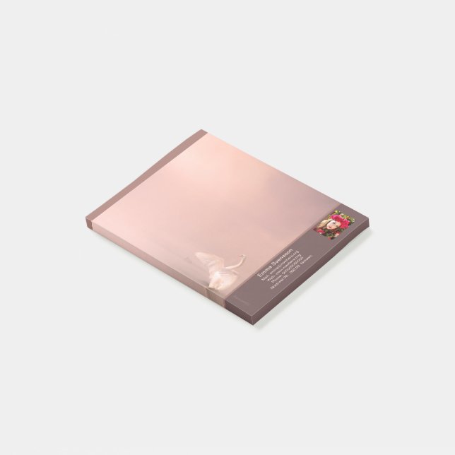 Bloco De Notas Post-it Notes — Connect, Swan (Inclinado)