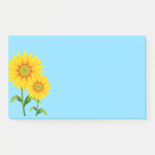 Bloco De Notas Post-it-Notes-Girassóis (Frente)