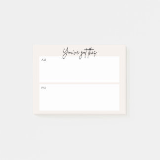 Bloco de notas Post-it para planejamento diário –
