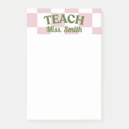 Bloco De Notas Post-it personalizável para professores