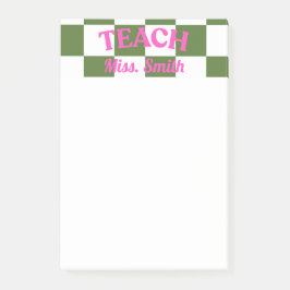 Bloco De Notas Post-it personalizável para professores