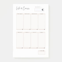 Post-it® Post-It Liste de courses