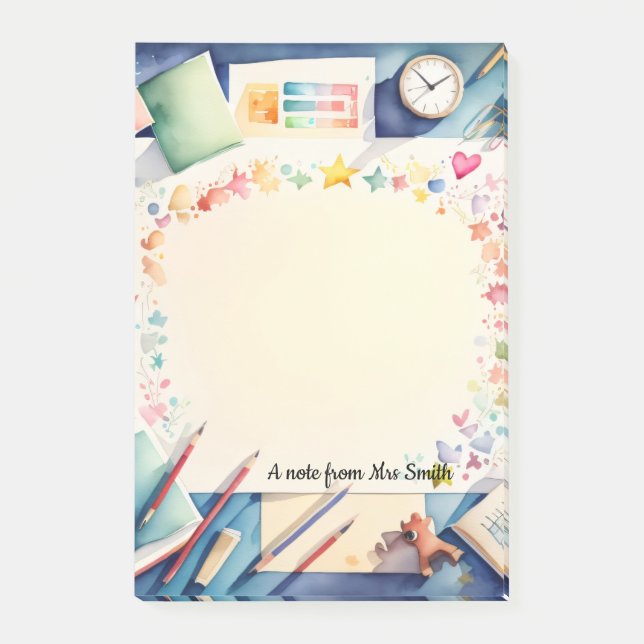 Bloco De Notas post-it pour professeur (Frente)