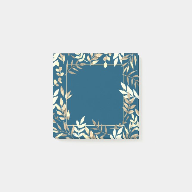 Bloco De Notas Post-it® Très beau motif de feuilles (Frente)