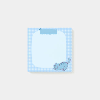 Bloco De Notas Posta azul escura que ele anota