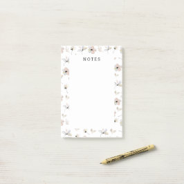Bloco De Notas Posta Floral Modern Boho - Notas
