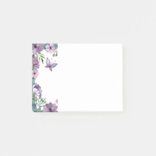 Bloco De Notas Posta Floral - Notas