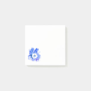 Bloco De Notas Postada floral moderna de cor aquosa desenhada man