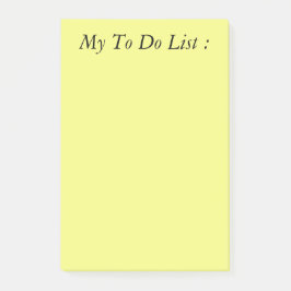 Bloco De Notas Postar Lista de Tarefas Amarelo