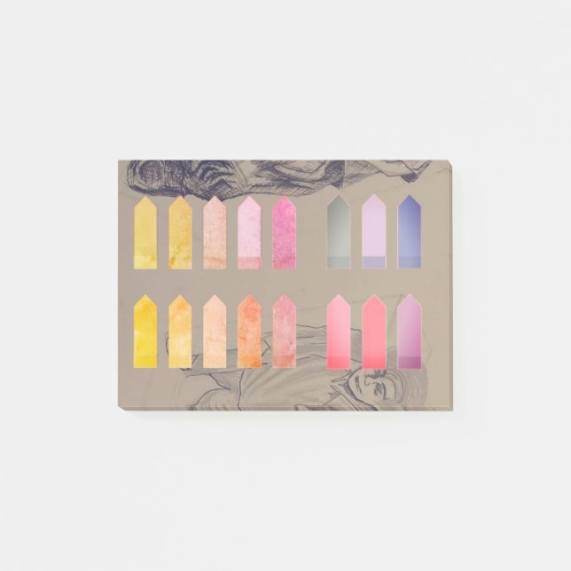 Bloco De Notas postar placas de ti (Frente)