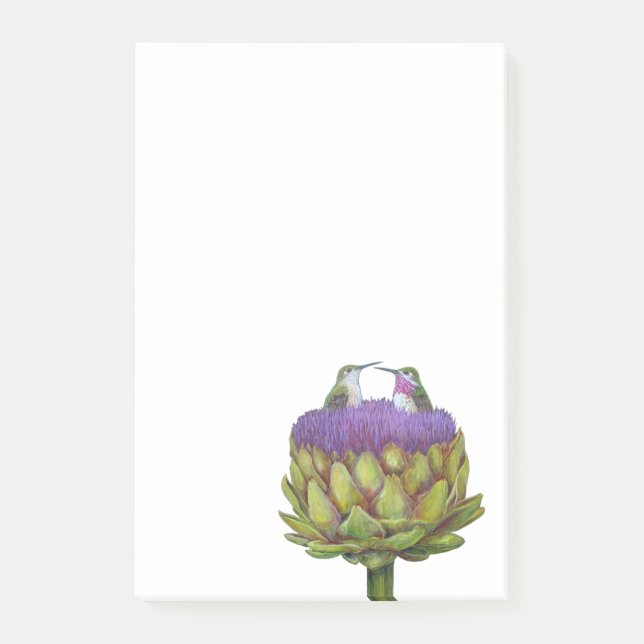 Bloco de notas Poste de amor e Artichoke (Frente)