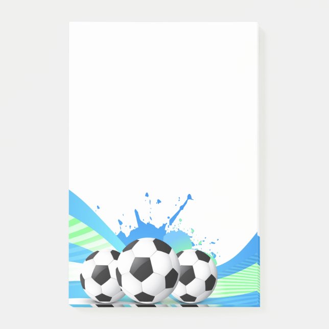 Bloco De Notas Poste-it-Notes-Futebol (Frente)