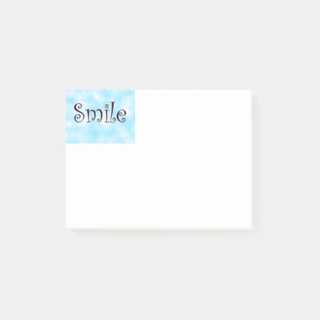 Bloco De Notas Poste o sorriso e anota (Frente)