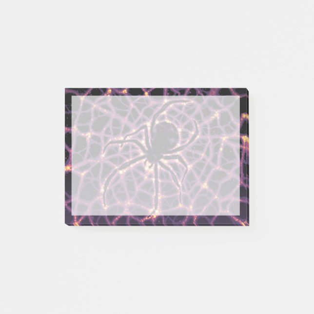 Bloco De Notas Poster de matéria escura. (Frente)