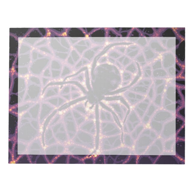 Bloco De Notas Poster de matéria escura. (Frente)