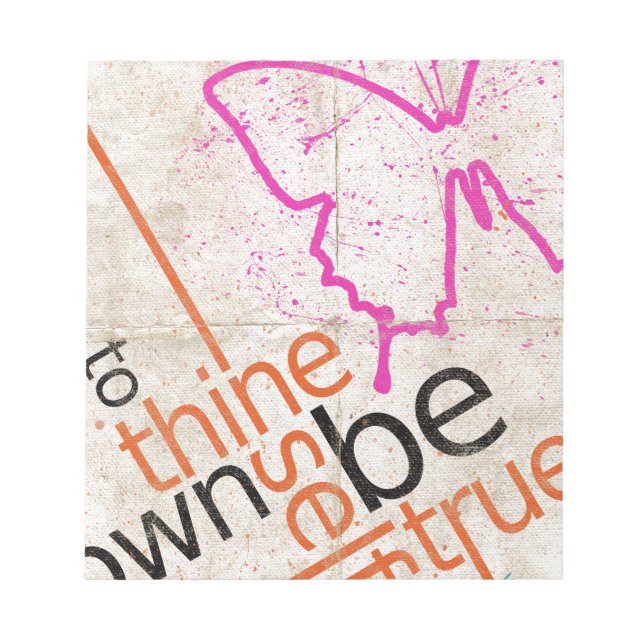 Bloco De Notas Poster de Motivação (Frente)