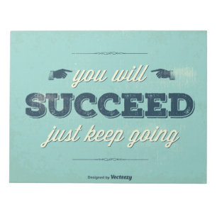 Bloco De Notas Poster vintage