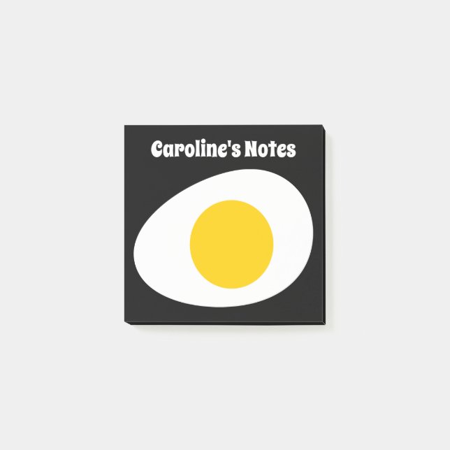 Bloco De Notas Postes de Notas de Ovo (Frente)