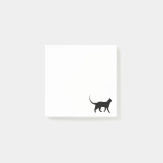 Bloco De Notas PostIt de gato preto