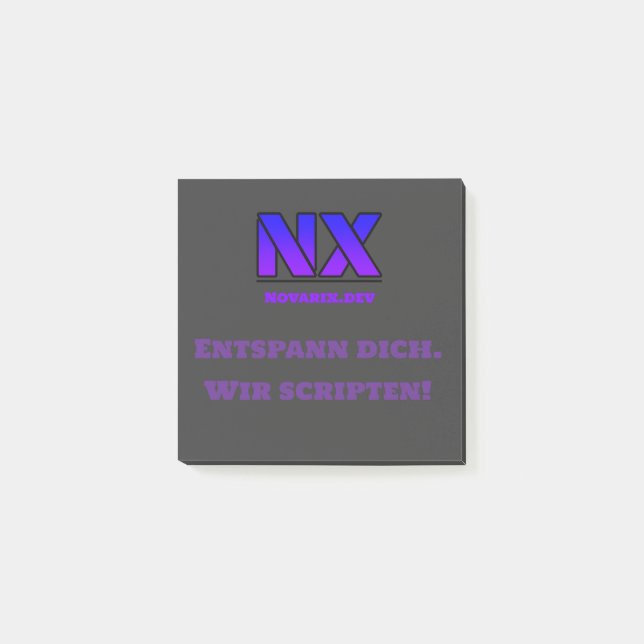 Bloco De Notas postits (Frente)