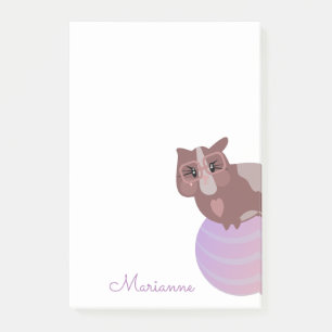 Bloco De Notas Posto de Bola de Porco da Guiné-Bonita