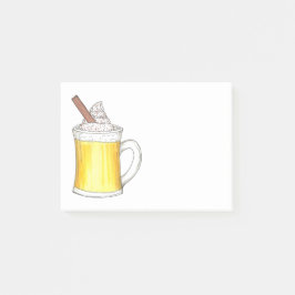 Bloco De Notas Posto de Natal Cheer Holiday Egg Nog Eggnog