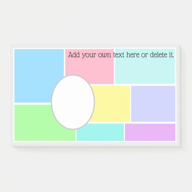 Bloco De Notas Posto de Patchwork Personalizável - Ti Nota (Frente)