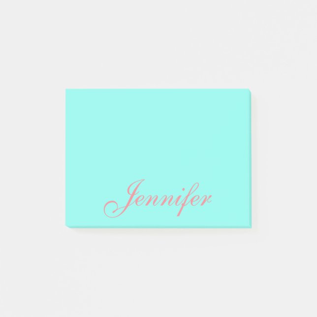 Bloco De Notas Posto de Pontos Personalizados (Frente)