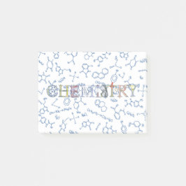 Bloco De Notas Posto do diagrama de química e da tipografia n