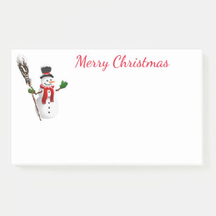 Bloco De Notas Posto Feriado-it-Notes-Snowman