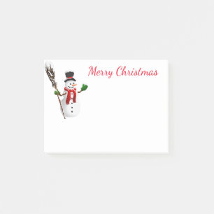 Bloco De Notas Posto Feriado-it-Notes-Snowman