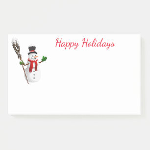 Bloco De Notas Posto Feriado-it-Notes-Snowman